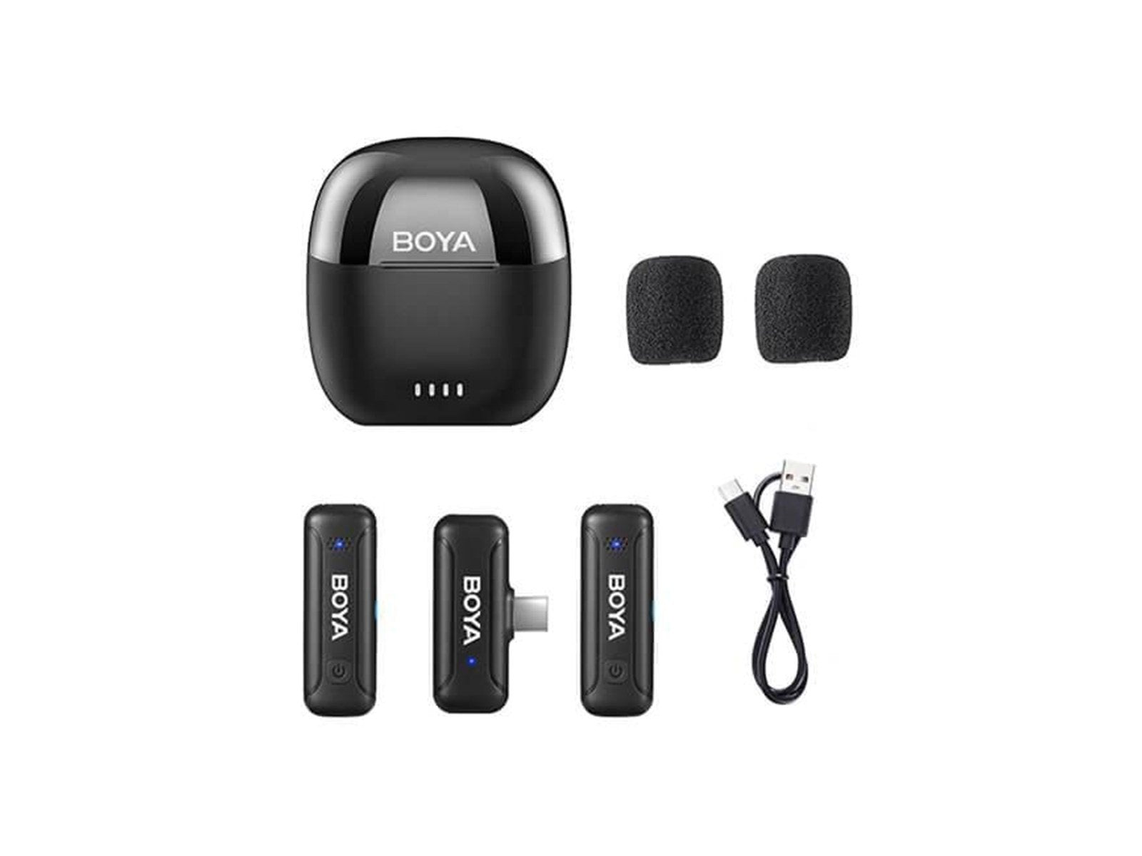BOYA Wireless 2.4GHz Microphone x2 BY-WM3T-U2 USB-C BOYA Wireless 2.4GHz Microphone x2 BY-WM3T-U2 USB-C